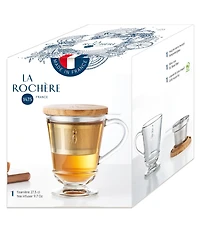 La Rochere Napoleon Bee 14 Ounce Tea Cup, Infuser and Lid