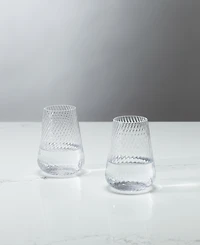 Vera Wang Wedgwood Swirl Highball Glass, Set of 2
