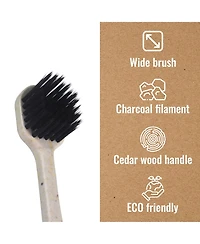 Pursonic Wide Brush Head Charcoal Toothbrush