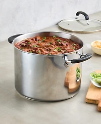 Farberware Brilliance Stainless Steel 8-Qt. Stockpot with Lid