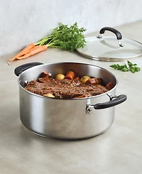 Farberware Brilliance Stainless Steel 5-Qt. Dutch Oven with Lid