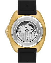 Coach Men's Charter Automatic Black Silicone Watch 44mm