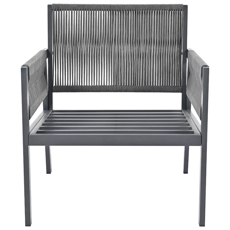 Streamdale 4-Piece Grey Patio Furniture Set with Cushions
