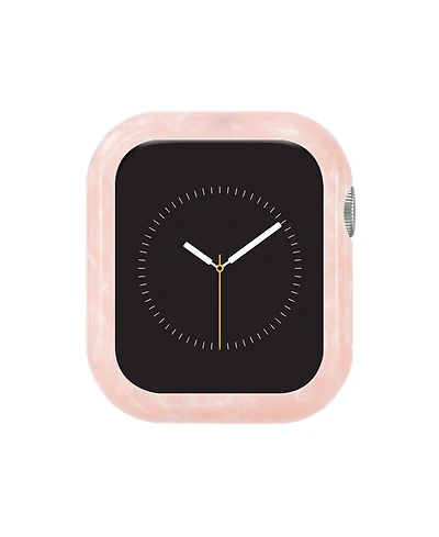 Anne Klein Women's Pink Acetate Protective Case designed for 45mm Apple Watch