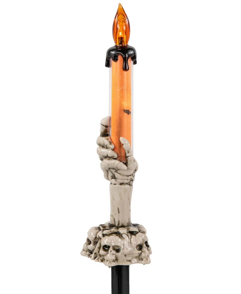 Northlight Led Lighted Skeleton Candle Halloween Decorations - 8.5" - Set of 6