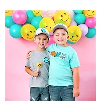 Sweet Wink Toddler Boys Smiley Checker Patch Short Sleeve T-Shirt