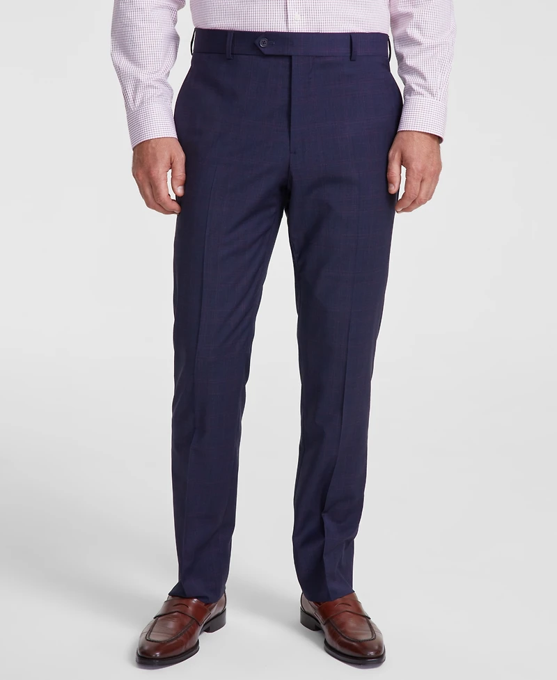B by Brooks Brothers Men's Classic-Fit Wool Blend Suit Separates Pant