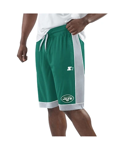 Starter Men's Green/White New York Jets Fan Favorite Fashion Shorts
