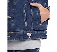 Guess Jeans Men's Slim-Fit Denim Trucker Jacket