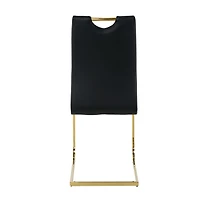 Streamdale Furniture Faux Leather Padded Dining Chairs Set