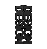 vidaXL Umbrella Stand Design Steel Black
