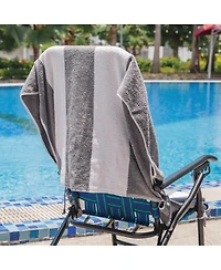 Arkwright Home Tie & Dry Beach Towel (2 Pack), 30x70 in, Soft Ring Spun Cotton, Color Options
