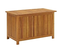 Patio Storage Box 35.4"x19.7"x22.8" Solid Wood Acacia