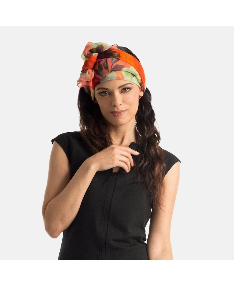 Campo de' Fiori - Long Sheer Silk Scarf for Women