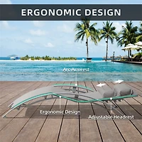 Streamdale Adjustable 3-Piece Outdoor Chaise Lounge Set