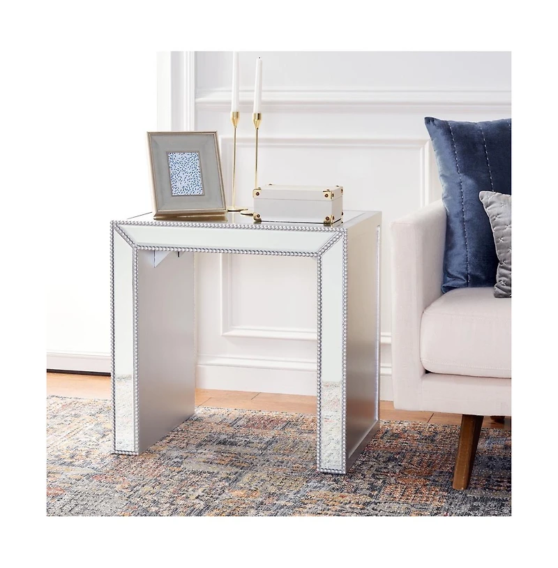 Laken Mirrored Accent Table