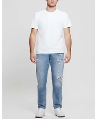 Guess Men's Textured Stripe T-Shirt