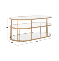 Safavieh Layta 3 Shelf Coffee Table