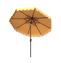 Safavieh Venice 9Ft Rnd Double Top Crank Umbrella