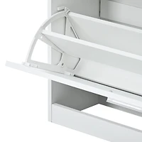 Streamdale Slim Entryway Organizer with Shoe Storage and Led Light