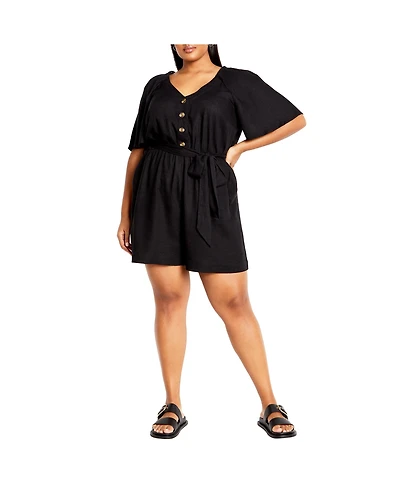 City Chic Plus Brielle Romper