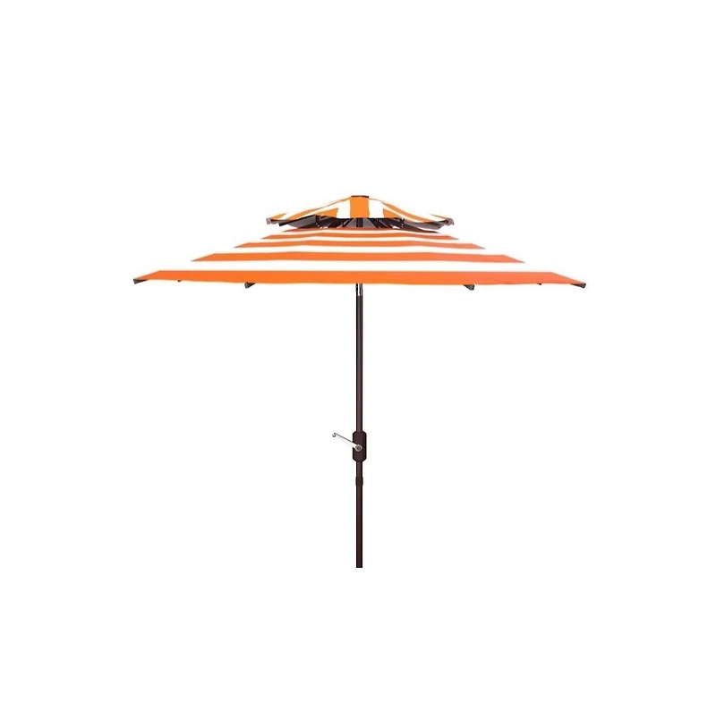 Safavieh Iris Fashion Line 9Ft Double Top Umbrella