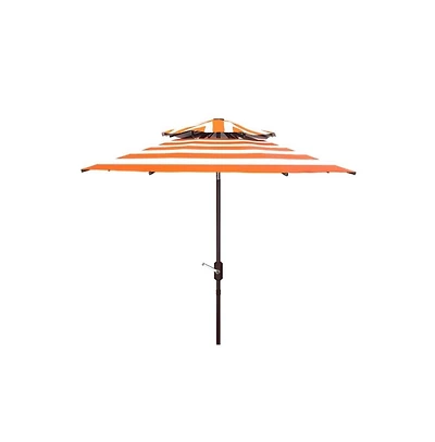 Safavieh Iris Fashion Line 9Ft Double Top Umbrella