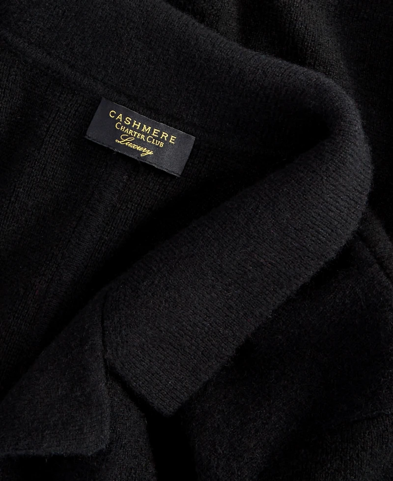 Charter Club Plus 100% Cashmere Blazer, Macy's Exclusive