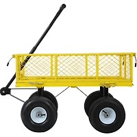 Streamdale Steel Garden Cart with Removable Sides, 3 Cu Ft, 550 Lb