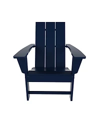 Modern Outdoor Folding Adirondack Chair (Set of 2)