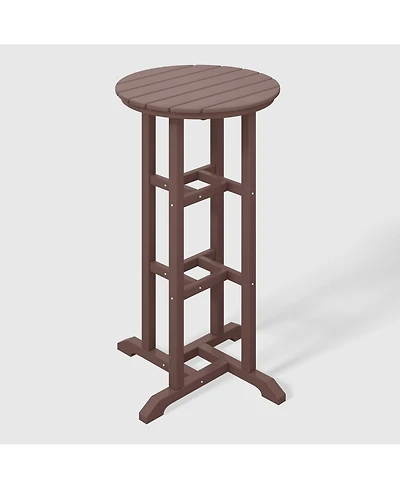 42" Counter Height Round Outdoor Patio Bistro Bar Table