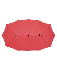 Yescom 14 Ft Replacement Canopy for 12 Rib Double Sided Patio Umbrella Market Table Top Outdoor Backyard Pool Restaurant