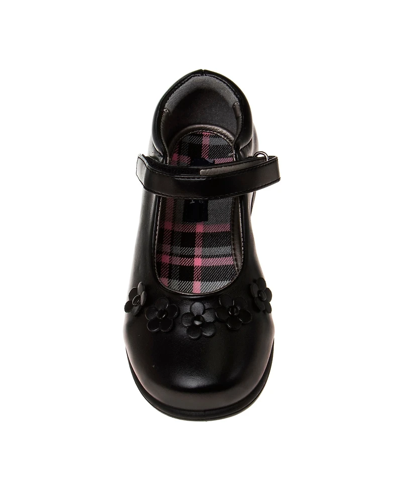 French Toast Little Girls Artificial Leather Construction School Shoes