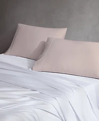 Purity Home 400 Thread Count Wrinkle Resistant Cotton Sateen Pillowcase Pair