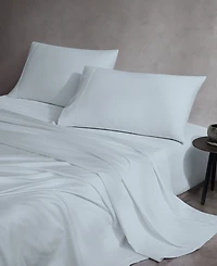 Purity Home 400 Thread Count Wrinkle Resistant Cotton Sateen -Pc. Sheet Set