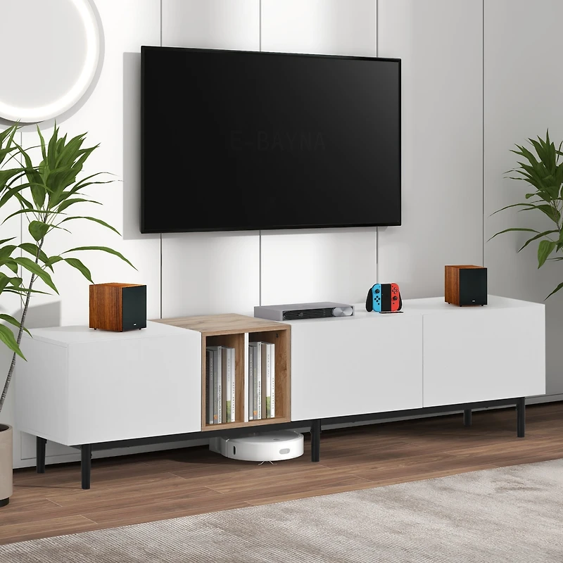 Streamdale Modern 80" Tv Stand with Large Storage