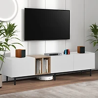 Streamdale Modern 80" Tv Stand with Large Storage