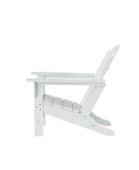 All-Weather Contoured Outdoor Poly Adirondack Chair