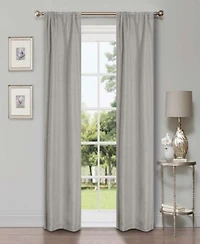 Superior Linen Inspired Classic Room Darkening Fade Resistant Piece Curtain Set