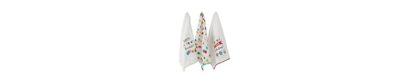 Design Imports Happy Birthday Confetti Collection, Dishtowel Set