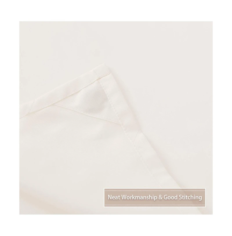 Caromio Waterproof Fabric Shower Curtain Liner with Magnets