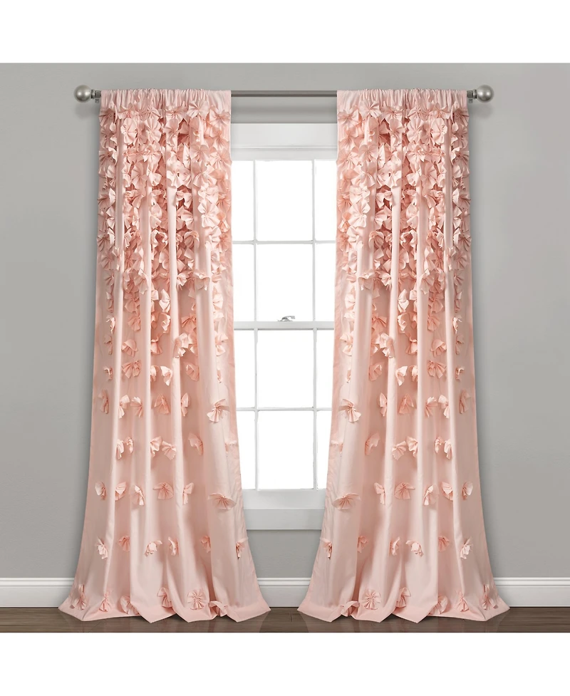 Lush Decor Riley Window Curtain Panel
