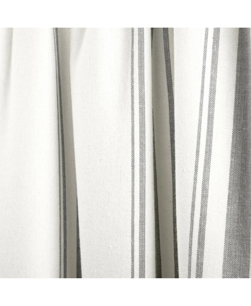 Lush Decor Farmhouse Stripe Yarn Dyed Recycled Cotton Kitchen Tiers