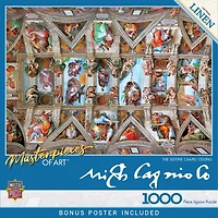 MasterPieces 1000 Piece Jigsaw Puzzle - Sistine Chapel - 19.25"x26.75"
