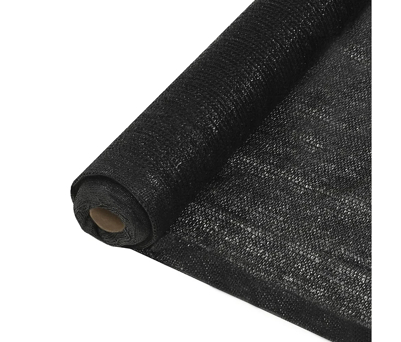 vidaXL Privacy Net Hdpe 4.9'x82' Black