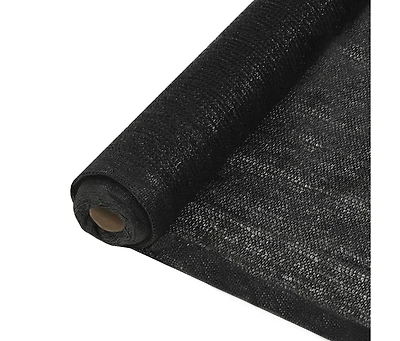 vidaXL Privacy Net Hdpe 4.9'x82' Black