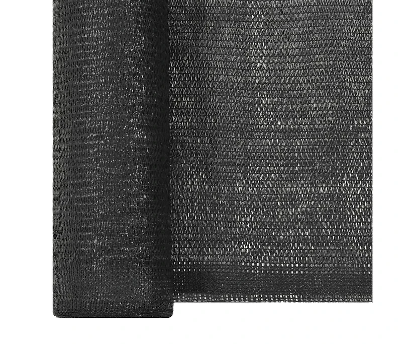 vidaXL Privacy Net Hdpe 4.9'x82' Black