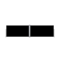 Retractable Side Awning Black 63"x236.2"