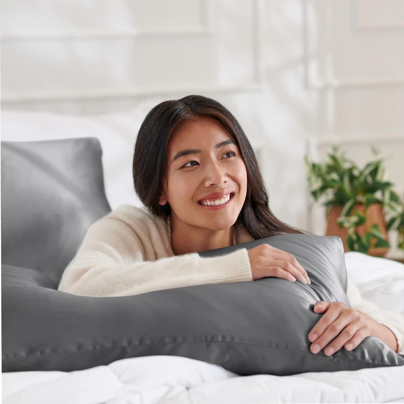 Bare Home Mulberry Silk Pillowcase Set, Zipper Closure