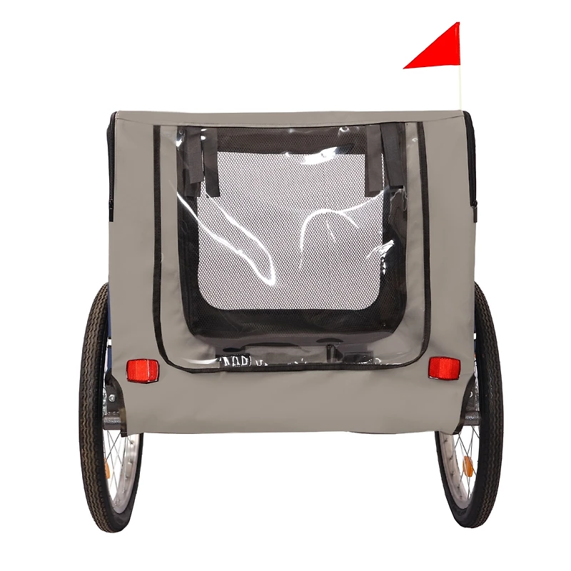 Streamdale Furniture Tangkula Dog Bike Trailer with Safety Features